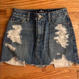 2 for $10. Hollister Denim Skirt Size 3R/W26